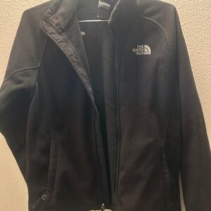 The North Face Women's Black Full-Zip Fleece Jacket Size M